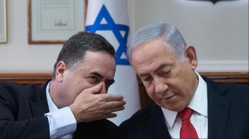 Benjamín Netanyahu e Israel Katz 