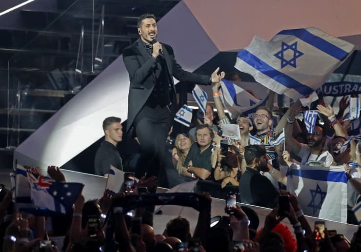 Kobi Marimi, representante israelí, durante el Eurovisión 2019 que se celebró en Tel Aviv (AFP) Eurovision Kobi Marimi
