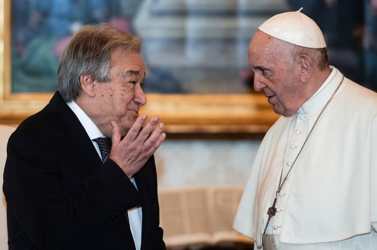 Guterres Papa Francisco