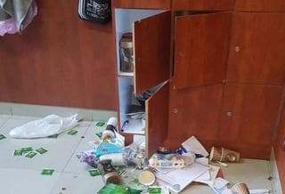 La sinagoga vandalizada en Modi’in Illit