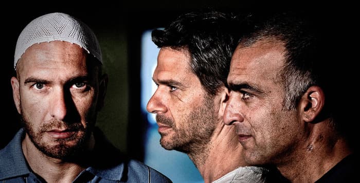 Amiel, Nimrod y Uri, los tres soldados secuestrados en "Hatufim".