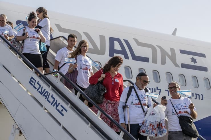 El coronavirus redujo la inmigración a Israel, salvo en tres países de América Latina. (AFP) Inmigrantes Inmigración Alia