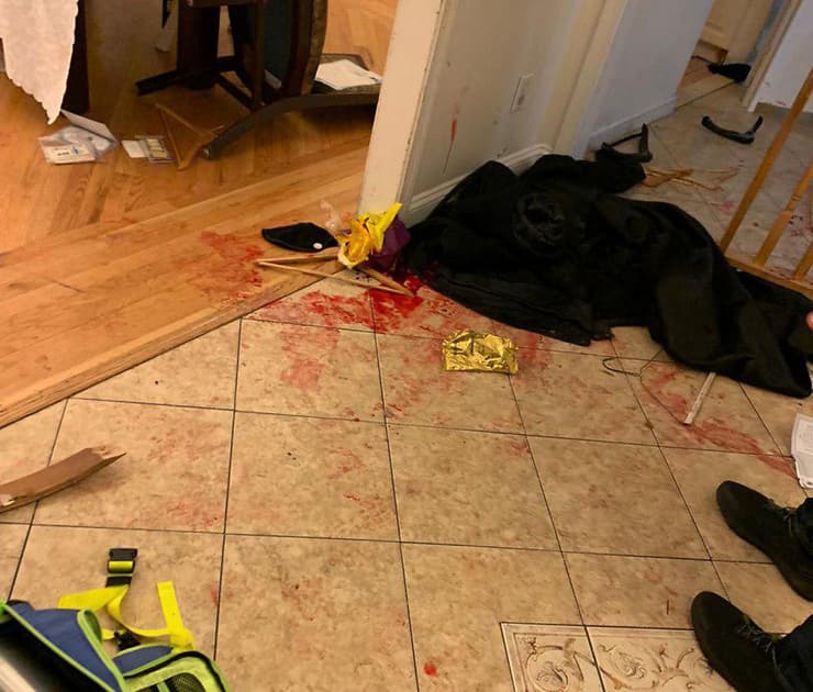 Así quedó la casa después del ataque 