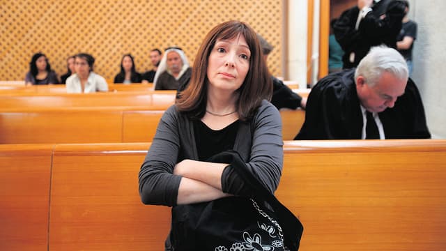 Larissa Trembovler, esposa de Yigal Amir, es fundadora del partido "Juicio Justo" y buscará participar en las próximas elecciones (Amit Shavi) Larissa Trembovler