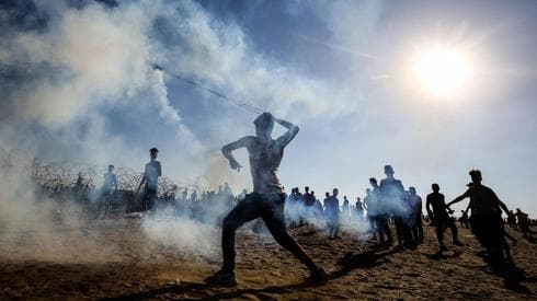 El secretario general de la OLP pidió que los palestinos eviten reacciones violentas (AFP) Gaza