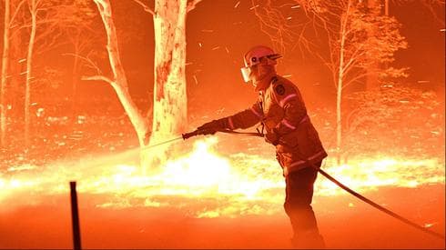 El fuego en Australia afectó a un área cuatro veces mayor que la superficie israelí (AFP) Australia