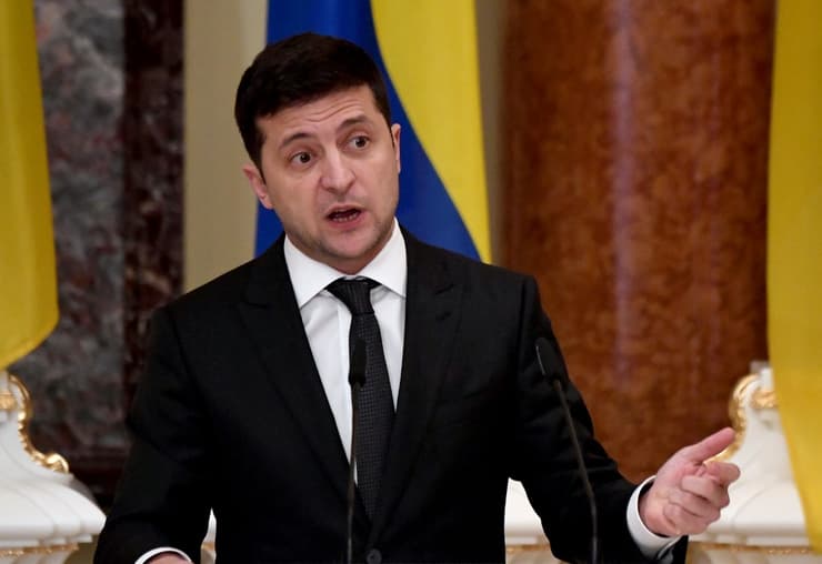 El presidente ucraniano, Volodimir Zelenski, pidió no hacer especulaciones sobre el hecho (AFP) Zelenski