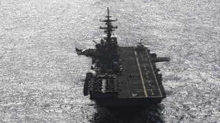 El USS Boxer en el Golfo Pérsico. 