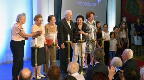 Acto Holocausto Cancillería Argentina