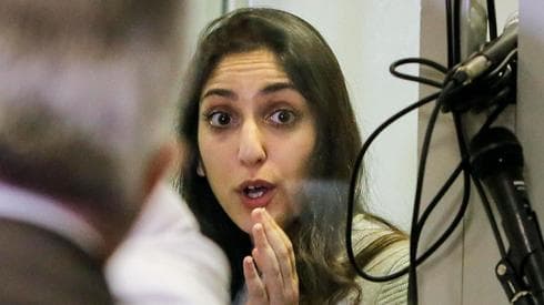 Naama Issachar en la corte en Moscú el año pasado 