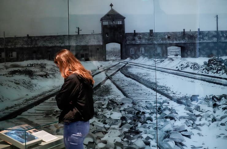 Imagen del campo de concentración nazi de Auschwitz 