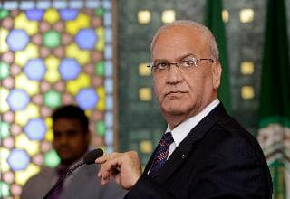 El diplomático palestino, Saeb Erakat