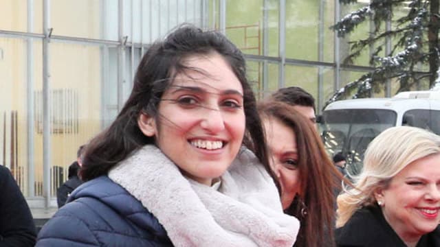 Naama Issachar tras su liberación en Rusia