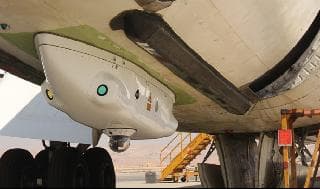 Sistema de detección de misiles DIRCM en un avión comercial 
