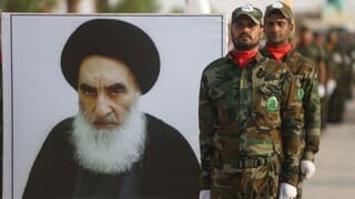 Imagen del ayatola Ali Sistani  