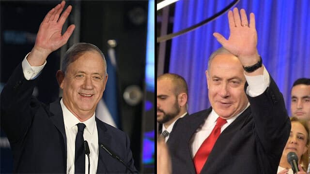 Gantz, Netanyahu y toda la clase política israelí, nuevamente en campaña electoral. (Ynet) Gantz Netanyahu