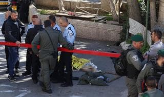 Fuerte presencia de las fuerzas israelíes en Jerusalem