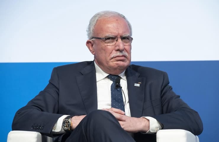 Al Maliki, ministro de Relaciones Exteriores palestino, calificó el informe como "una victoria para el derecho internacional" (EPA) Al Maliki Palestino