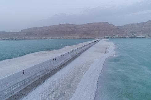 "La Maratón del Mar Muerto ya es reconocida en Israel y en el mundo" (Shiran Garnot/Elements) Maratón del Mar Muerto