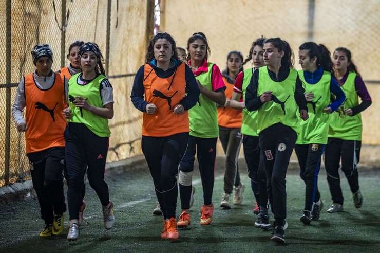 El entrenamiento del equipo 