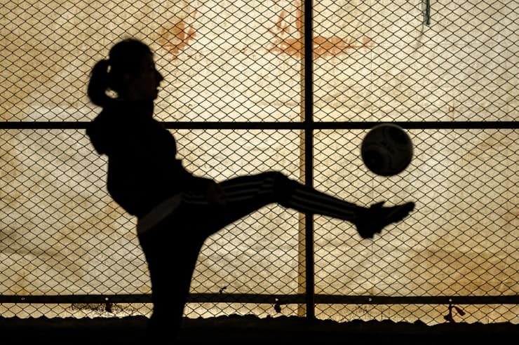 Samar Sheik entrenando en Amuda 