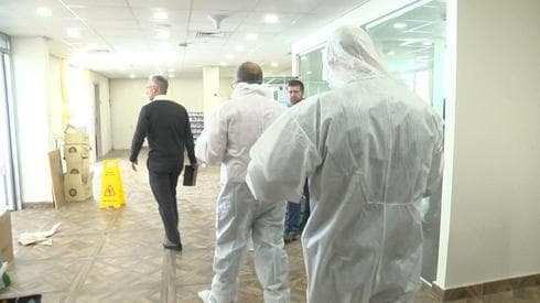 Equipo médico en el hospital Sheba