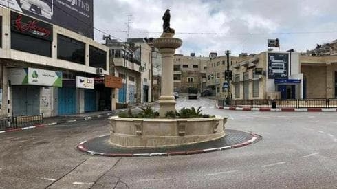 Las calles de Belén están vacías por las duras medidas tomadas por la Autoridad Palestina. (Ynet) Las calles de Belén están vacías por las duras medidas tomadas por la Autoridad Palestina