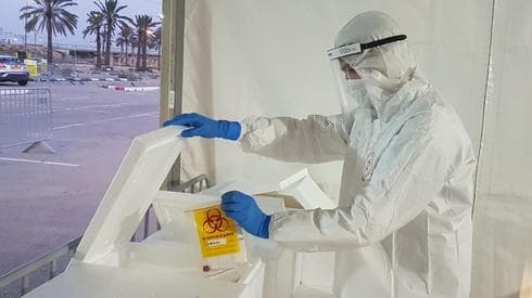 Pruebas de testeo rápido en Beer Sheva. 