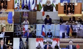 Los líderes del G20 debatieron por videoconferencia. 