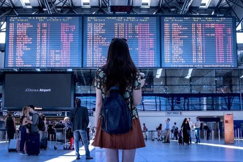 Aeropuerto, cuando había turismo y viajes. 