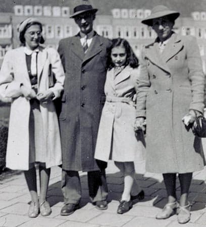 Ana Frank en familia