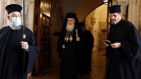 Patriarca ortodoxo griego de Jerusalem Teófilo III 