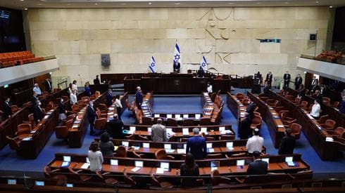 Homenaje a las víctimas del genocidio nazi en la Knesset.