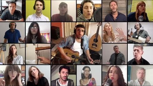 Cada uno desde su hogar, artistas argentinos homenajean a Israel en Yom Haatzmaut. 