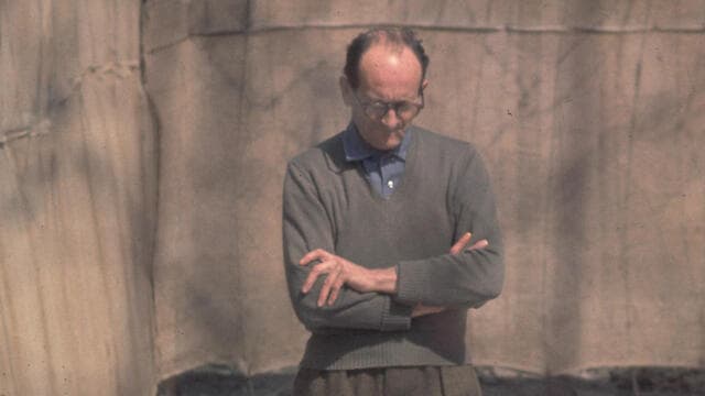 El genocida nazi Adolf Eichmann. 