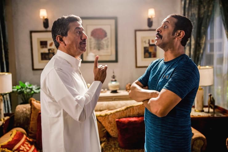 Escena de la serie saudita "Salida 7".