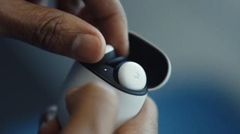 Auriculares Pixel Buds 2 de Google. 