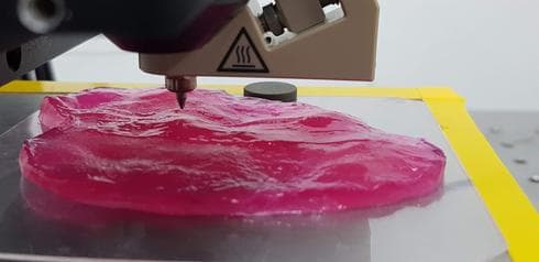 Impresión 3D de carne cultivada.