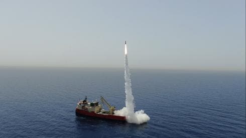 Sistema de armas LORA, misil cuasibalístico con un alcance de 400 kilómetros. (Industrias Aeroespaciales de Israel) Sistema de armas LORA, misil cuasibalístico con un alcance de 400 kilómetros.