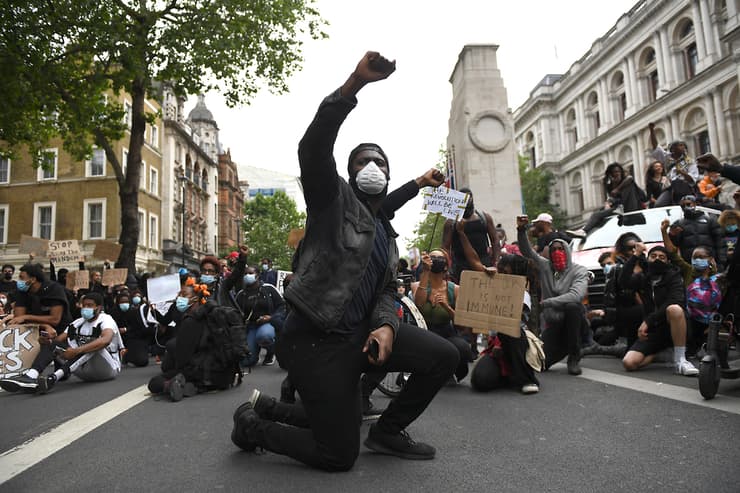 Una de las tantas protestas en Estados Unidos tras el asesinato de George Floyd. (Getty Images) Una de las tantas protestas en Estados Unidos tras el asesinato de George Floyd.