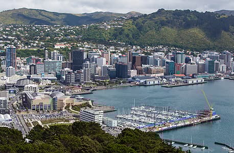 Wellington, capital de Nueva Zelanda.