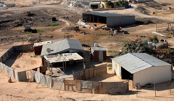 Ciudad beduina en el sur de Israel. 