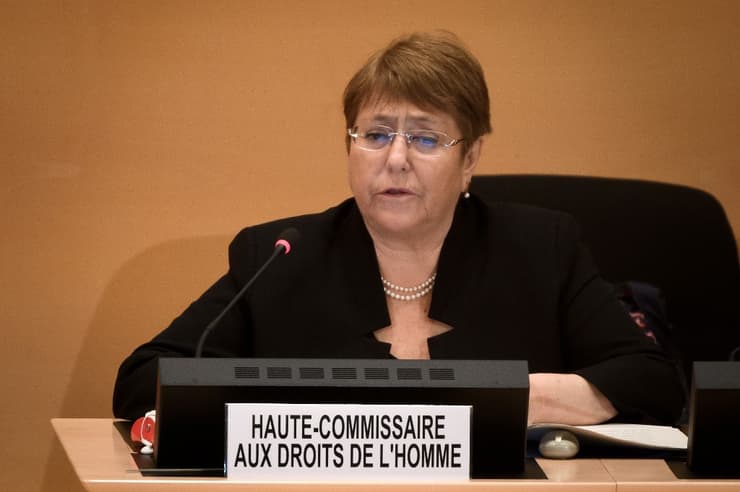 Michelle Bachelet, Alta Comisionada de la ONU para los Derechos Humanos, volvió a manifestarse contra el plan de anexión de Israel. (AFP) Michelle Bachelet, Alta Comisionada de la ONU para los Derechos Humanos.