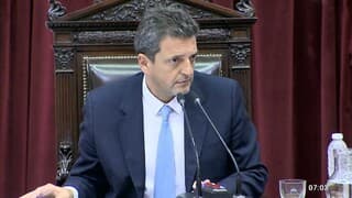 Sergio Massa, presidente de la Cámara de Diputados de la Argentina. 