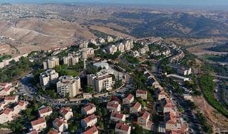 Mahale Adumim, uno de los asentamientos judíos de Cisjordania que Israel podría anexar. 