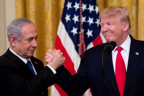 Netanyahu y Trump durante la presentación del plan de paz de EE.UU. en Washington. (EPA) Netanyahu y Trump durante la presentación del plan de paz de EE.UU. en Washington.