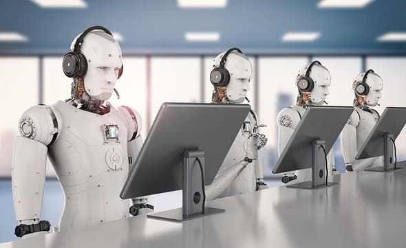 Foto ilustración de chatbots. 