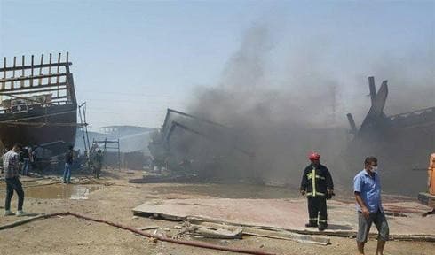 Continúan los incendios en sitios clave de Irán.