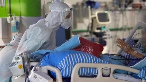 Sala de atención por coronavirus en el Centro Médico Sheba, cerca de Tel Aviv. 