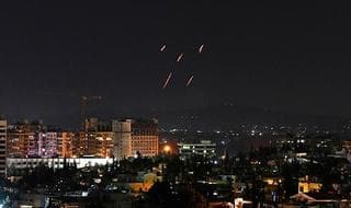 Las defensas antiaéreas se activaron en Siria.